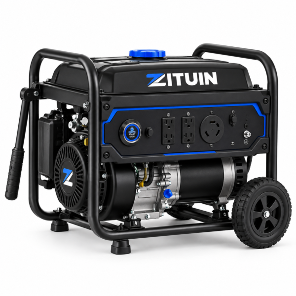 Zituin G3500 Portable Generator – 3500W Running Watts, Gas Powered, Electric Start, RV Ready